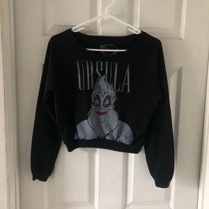Disney Ursula Crop Top Sweater